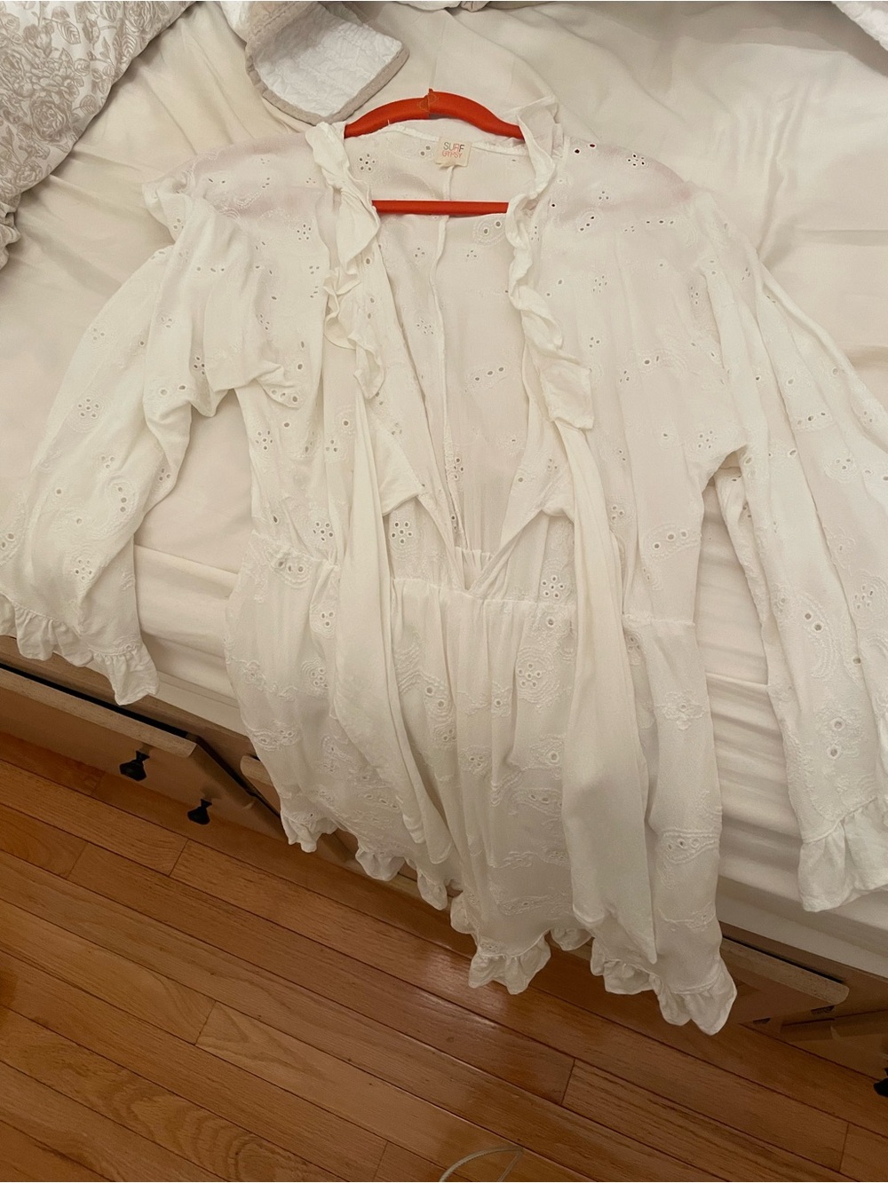 Surf Gypsy White Eyelet Top